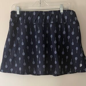 Prince Tennis Racket Print Navy Skort